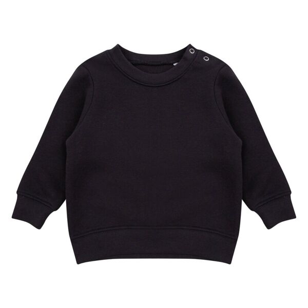 Crew neck sweatshirt with shoulder poppers Thumbnail